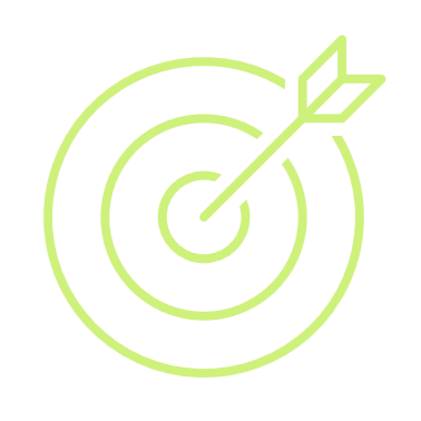 Piktogramm für Ergebnissicherheit durch Zusammenarbeit Piktogramm einer Zielscheibe als Symbol für hohe Ergebnissicherheit durch die Zusammenarbeit mit der CIRI Alliance.